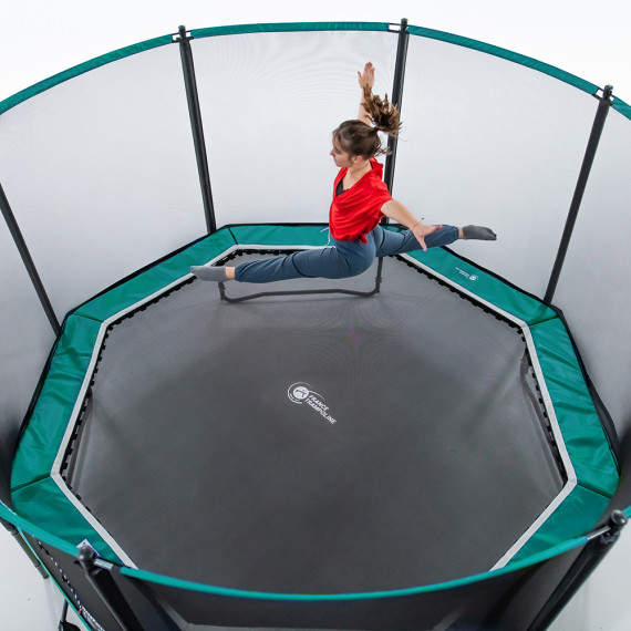 Octopulse 460 Trampolin - Pack XXL - Grün