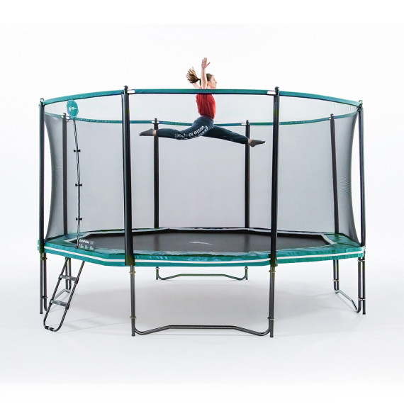Octopulse 460 Trampolin - Pack XXL - Grün