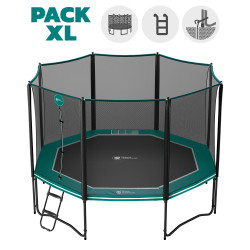 Octopulse 390 Trampolin - Pack XL - Grün