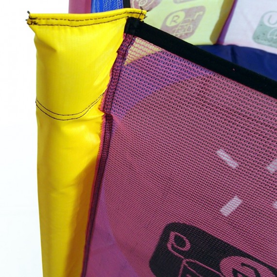 Baby Trampolin mit buntem Netz