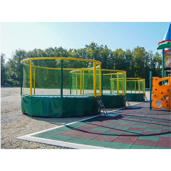 Trampolin Gallus – Grau/Schwarz