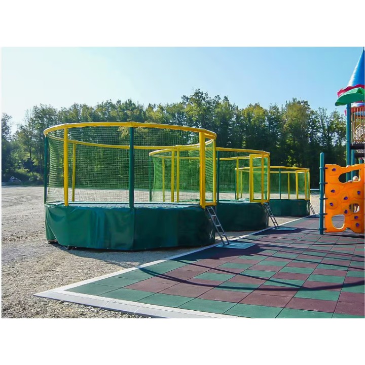 Trampolin Gallus – Grau/Schwarz