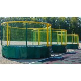 Trampolin Gallus – Grau/Schwarz