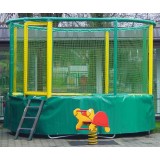 Trampolin Gallus – Grau/Schwarz