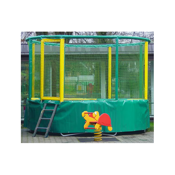 Trampolin Gallus – Grau/Schwarz