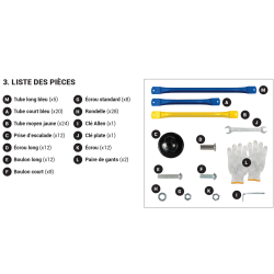 Ersatzteile für Kletterkuppel 1,80 m