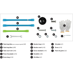 Ersatzteile für Kletterkuppel 3m