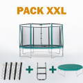 Ovalie 360 Trampolin - Pack XXL