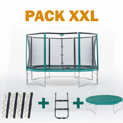 Ovalie 430 Trampolin - Pack XXL