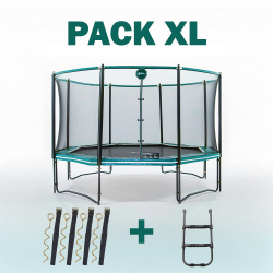 Octopulse 390 Trampolin - Pack XL - Gr&uuml;n