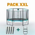 Octopulse 430 Trampolin - Pack XXL - Grün