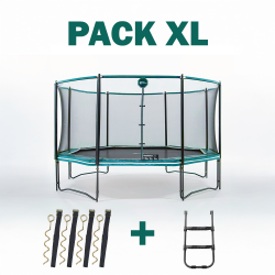 Octopulse 460 Trampolin - Pack XL - Gr&uuml;n