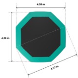 15ft Octopulse Premium trampoline net