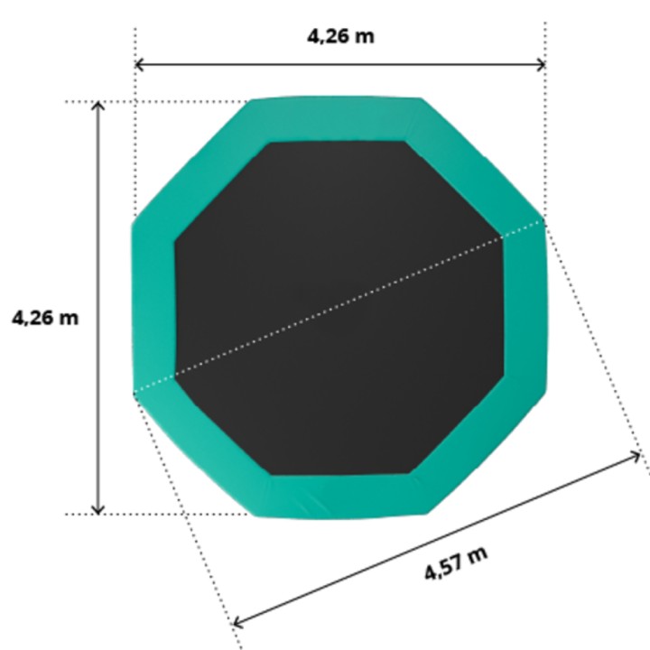 15ft Octopulse Premium trampoline net