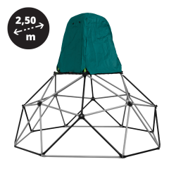 Hütte für 2,50 Meter Kletterkuppel