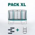 Ovalie 360 Trampolin - Pack XL