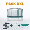 Ovalie 360 Trampolin - Pack XXL