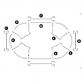 Arc armature Ovalie 360 - barre de renfort longueur