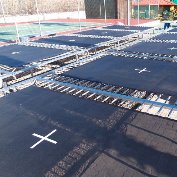 Aero 365 Trampolinreihen - Rechteckig