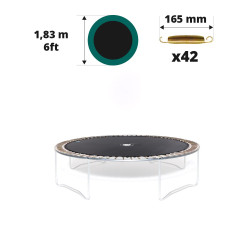 Sprungtuch für Trampolin Ø 183 für 42x 165 mm Federn  Sprungtuch für Trampolin Ø 183 für 42x 165 mm Federn