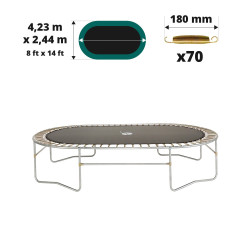Sprungtuch für das Ovalie 430 - 70 Federn 180mm