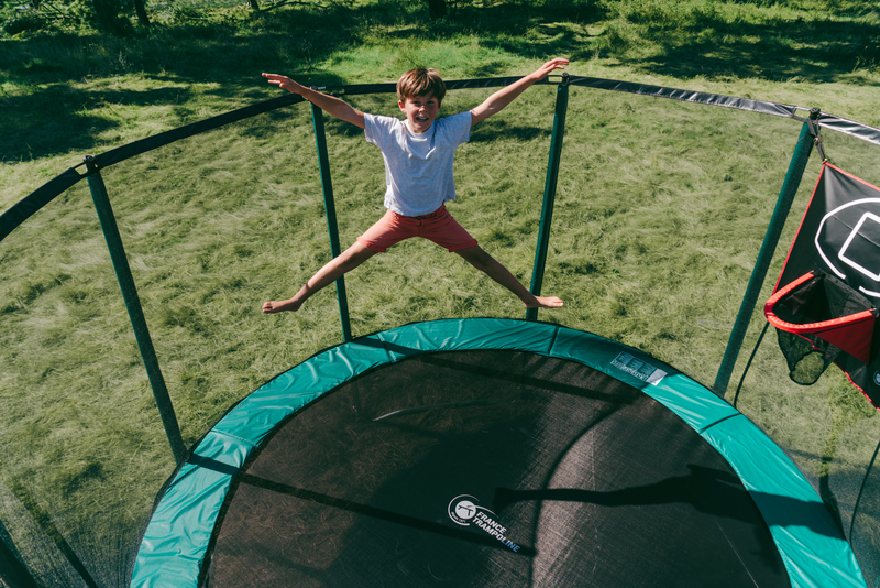 rundes Trampolin