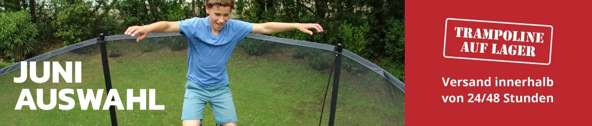 Trampoline auf Lager  : juni Auswahl!