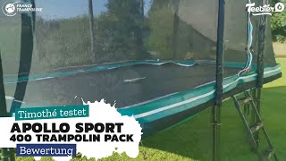 Trampolin Apollo Sport 400 PACK XXL von Trampolin Technik - Kunden Sprungerfahrung Erwachsene