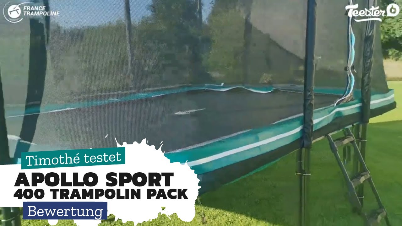 Trampolin Apollo Sport 400 PACK XXL von Trampolin Technik - Kunden Sprungerfahrung Erwachsene