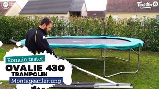 Trampolin Ovalie 430 von Trampolin Technik - Kunden Aufbauanleitung