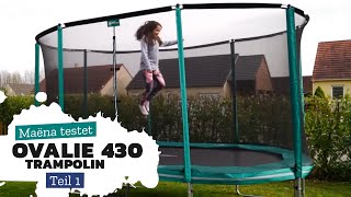 Trampolin Ovalie 430 von Trampolin Technik - Kunden Feedback & erste Eindrücke