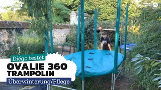 Trampolin Ovalie 360 Pack XXL von Trampolin Technik - Kunden Überwinterung Tipps