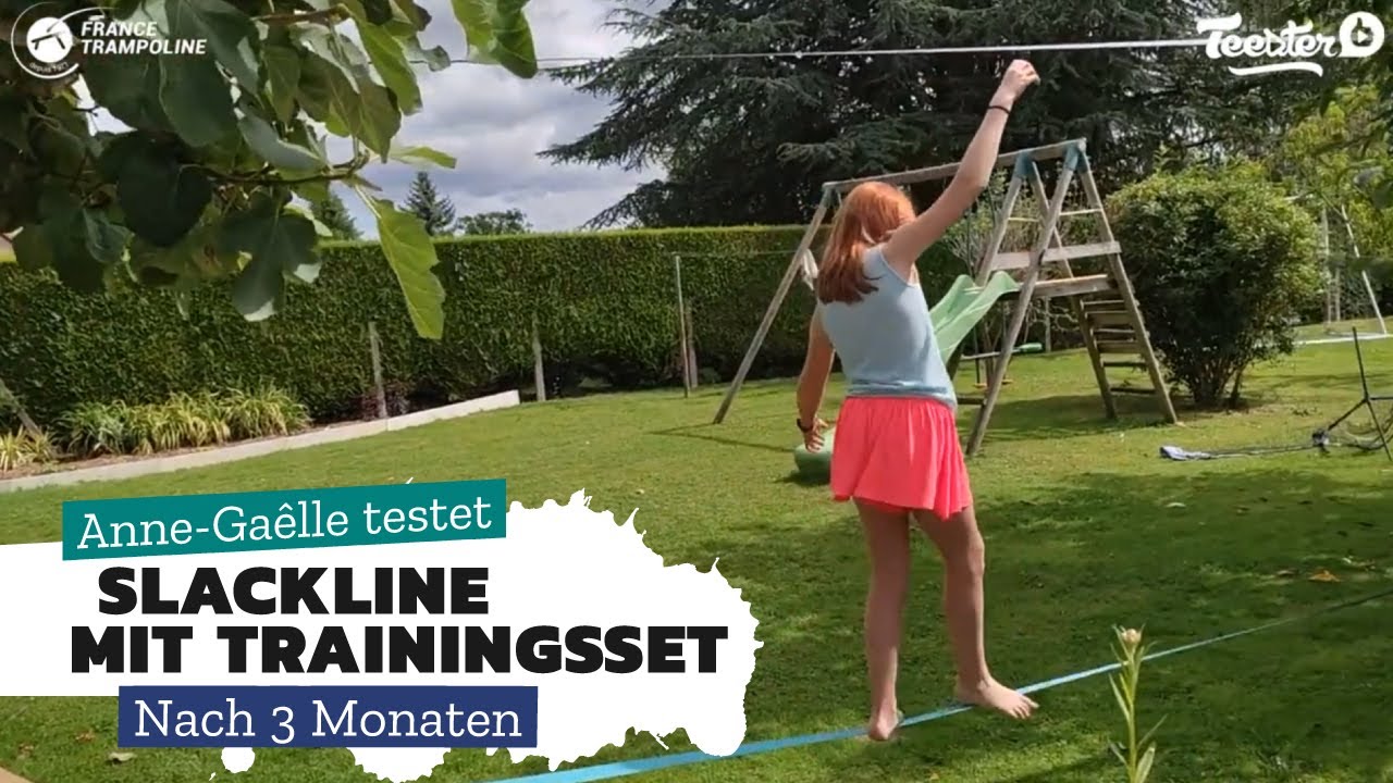 Slackline mit Trainingsset von Trampolin Technik - Kunden Feedback