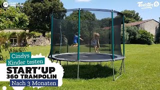 Trampolin Start'Up 360 von Trampolin Technik - Kunden Feedback nach 3 Monaten Nutzung