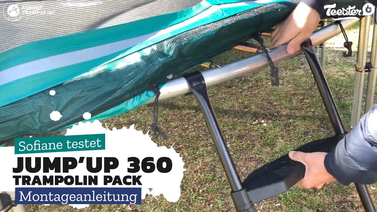 Trampolin Jump'Up 360 von Trampolin Technik - Kunden Montageanleitung