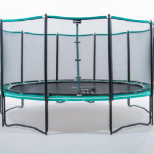 Trampolin mit Schutznetz
