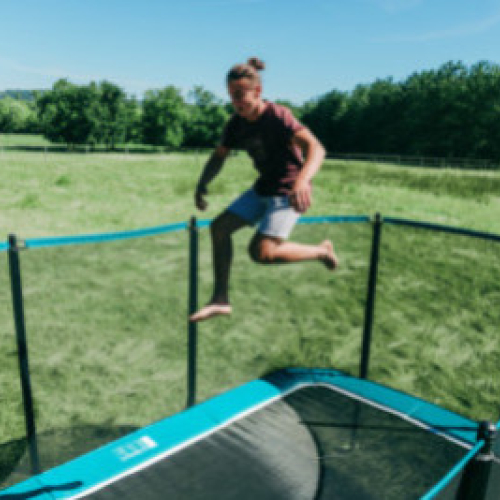 Denken Sie an Trampolinspringen für Ihre Gesundheit!