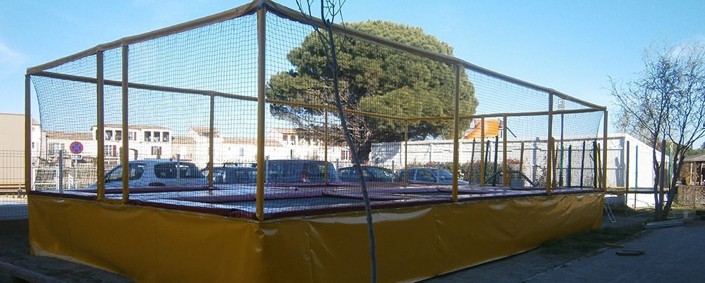 IMPULS Anlage - 6 rechteckige Trampoline